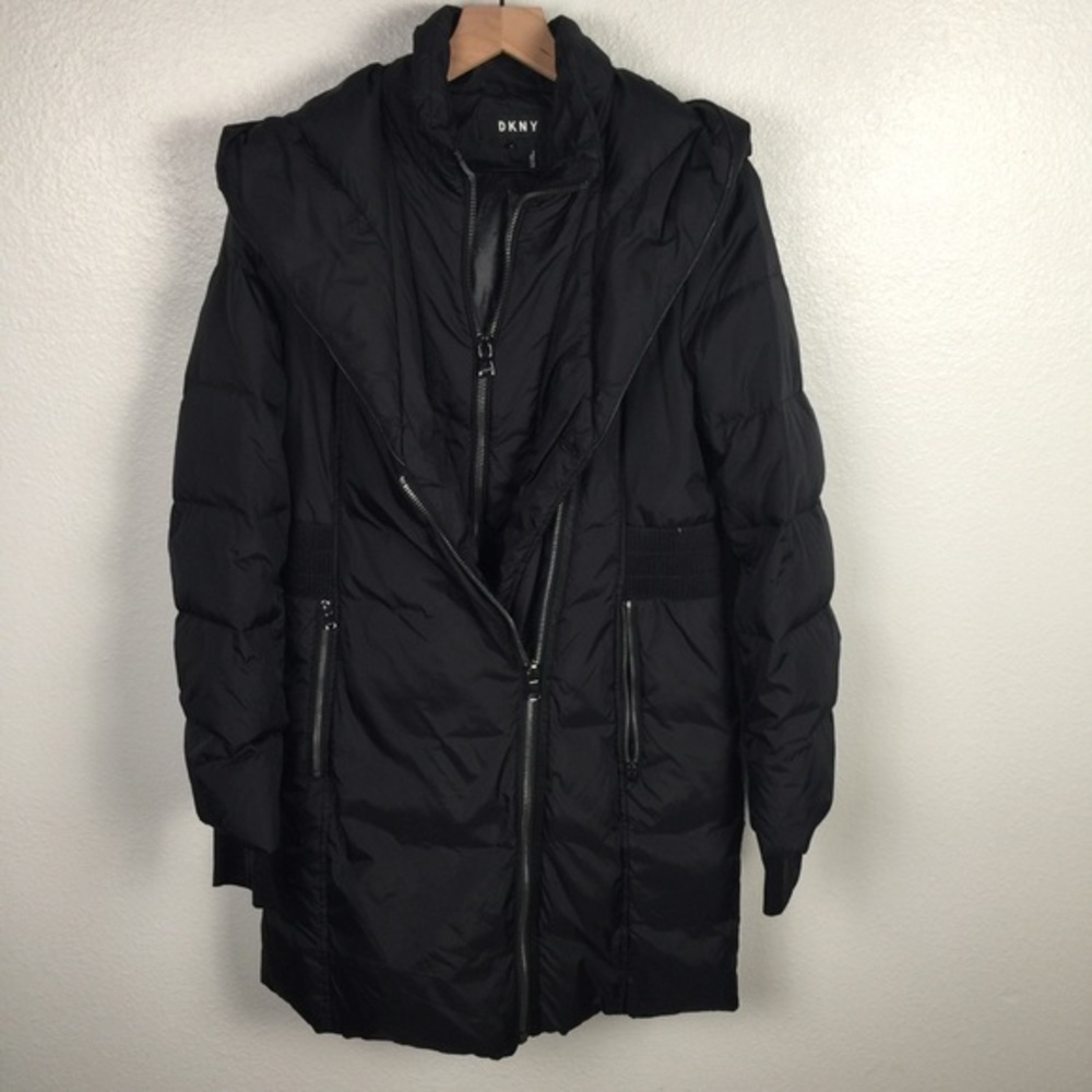 DKNY BLACK HEAVY DUTY DOWN PUFFER